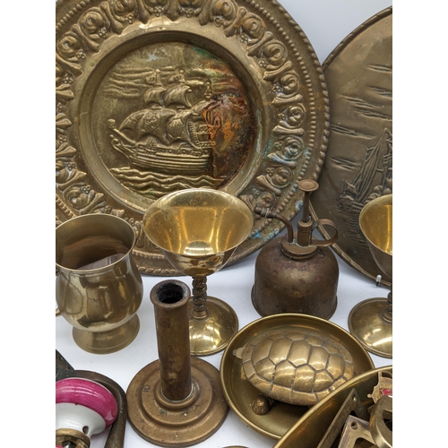 312 - Large Bundle of Mixed Brassware