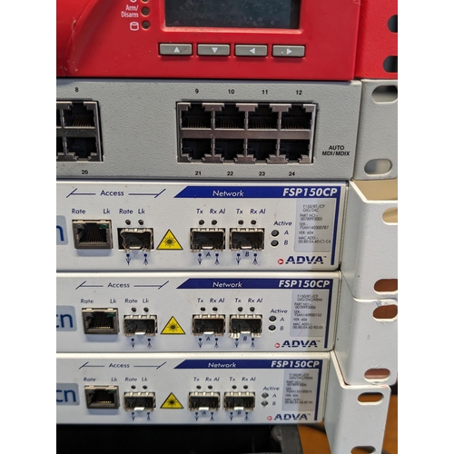 319 - Networking / Network Solutions 3 x ADVA FSP150CP Fibre Access Switch (3) Allied Telesyn Fast Etherne... 