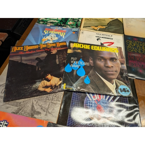 330 - Bundle of 10 Vinyl's Plus 2 LaserDisc's - Including Sinatra, Elvis Plus Other Artists. sleeves in Fa... 