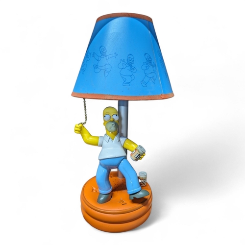 331 - Vintage The Simpsons Homer Animated Lamp. Untested