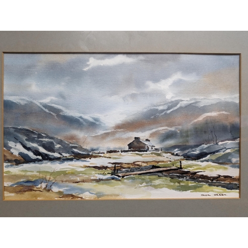 350 - Pair of original Art Works - Oil on Board By Lawrence Larsen Bell Tor and Honey Bag Tor Dartmoor Sce... 