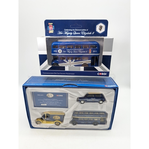 361 - Excellent Mostly Corgi New in Box Diecast Bus Collection - Including Diamond Jubilee Bus, Limited Ed... 