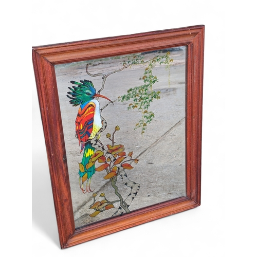 399 - Susan Obrant Art Nouveau She loves Me Art Mirror -  Plus Aspell Saggers Tropical Bird Mirror 

ONE D... 