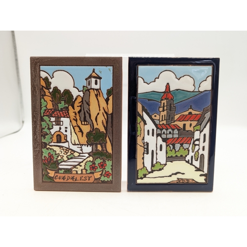 429 - Two excellent and unused Spanish landscape Tiles 10*15cm