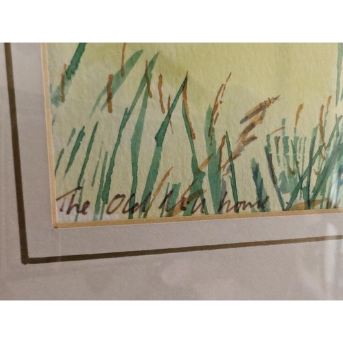 88 - The Old Millhouse, Set of Three Original Watercolours - Signed Lower Right Indistinct Jim?Tim? Po?? ... 