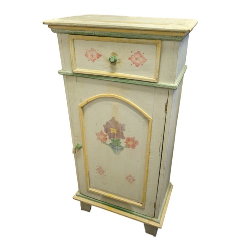 34 - Fabulous Solid Wood Kitchen Cabinet - Art Deco C1930 - With Floral Design, Nice Solid Construction -... 