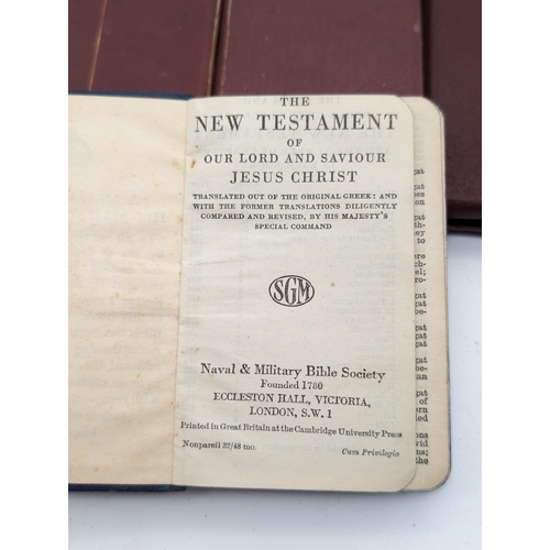 Selection Of Vintage Pocket Bibles / Common Prayer Books, Including ...