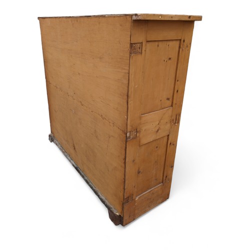 1A - Exceptional & Huge Antique Victorian Pine Proofing / Huffer Cabinet. Original Plaque on the Front Re... 