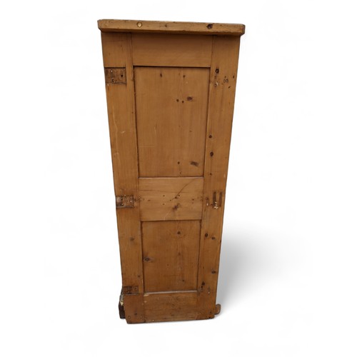 1A - Exceptional & Huge Antique Victorian Pine Proofing / Huffer Cabinet. Original Plaque on the Front Re... 