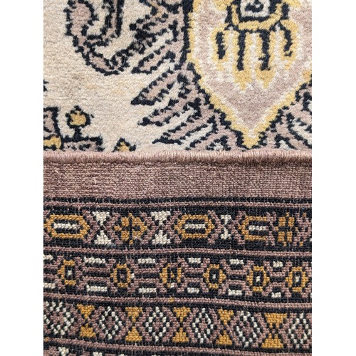 11D - Oriental Classic Carpet (Probably Pakistan Buchara) With Excellent Design on Brown / Beige Ground - ... 