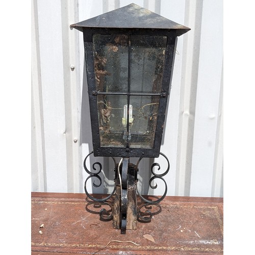 30 - Huge Vintage Victorian Style Lamppost Top - Fitted out With Electrics Glass intact, Designed to Be S... 