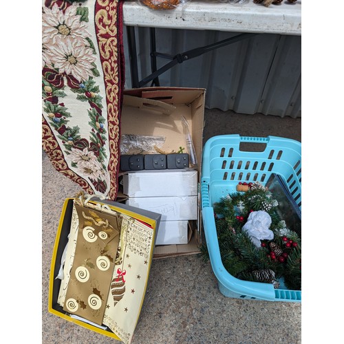 35 - Large Quantity Vintage Christmas Decorations, Quantity of (6) Boxes, Too Much To List Practically