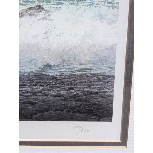 45 - John Chancellor Limited Edition Number Print 699/850 Taking Bude After a Blow Excellent Nautical Pri... 