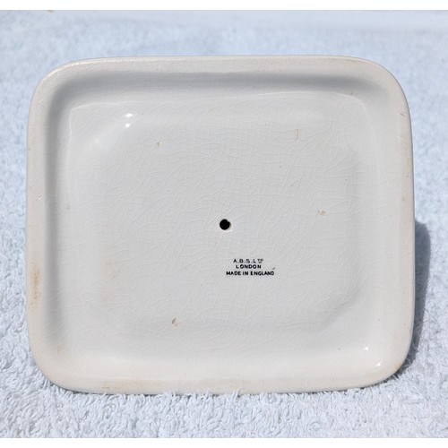 54 - Vintage Rare Abdulla Ashtray - Advertising Excellent Condition Marked ABS Ltd to Base 13x10x10cm