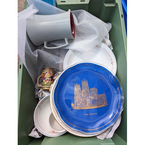 116 - Johnsons Brothers Dinner Service Set (Flair) Along with Comemorative Plates Etc