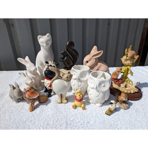 133 - Good Quantity Of Attractive Animal Ceramics, To Include Birds, Rabbits Etc