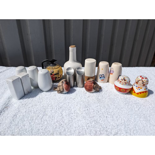 135 - Large Bundle Salt & Pepper Shakers !