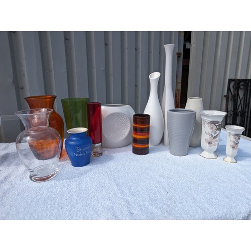 137 - Quantity Cut Glass & Vases and Other Glassware
