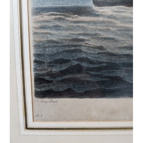 45A - Francis Jukes after Thomas Luny (1759-1837) East Indiaman Essex Aquatints (4) Originally purchased f... 