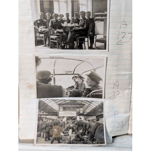 12 - Collection of RAFA Photographs Contained Within a Notebook Plus 5 Loose Squadron Photographs