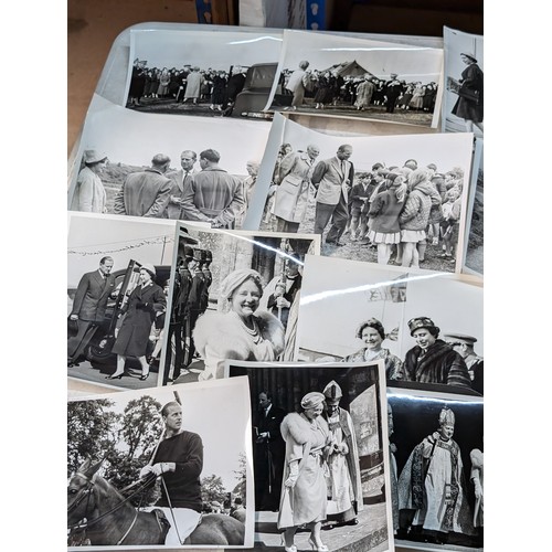 15 - Appx (35) Photographs Contained Within a Sleeve Entitled Royalty - Queen Elizabeth, Queen Mother, Pr... 