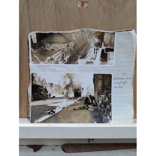 21 - Three Very Unusual Scrapbooks (all Torn In half) With Good Quantity Photographs Covering Various Sub... 