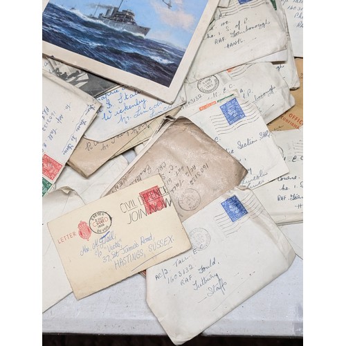 25 - Huge Quantity Appx 500-750 WW2 Letters, Mostly LACW Tall and Eric Tall - Both With Interesting Milit... 