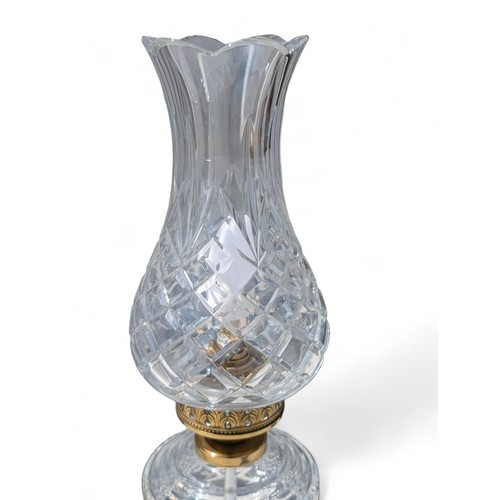 68 - Fabulous Waterford Crystal Inishturk Electric Lamp - 56cm Working Order, No Damages to Note. Fabulou... 