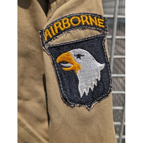 97 - Very Good Reproduction 101st Airborne M42 Jacket - Excellent Overall Condition Size 42R