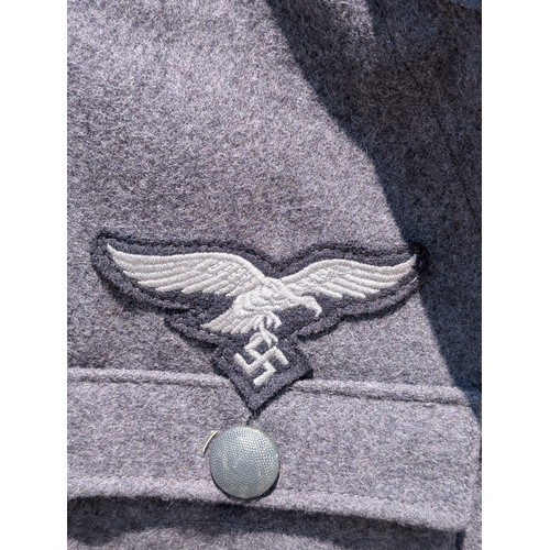 100 - Luftwaffe Female Auxillary Blouse - Overhoff Buttons Insignia As Seen - Likely Reproduction. Please ... 