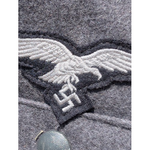 100 - Luftwaffe Female Auxillary Blouse - Overhoff Buttons Insignia As Seen - Likely Reproduction. Please ... 