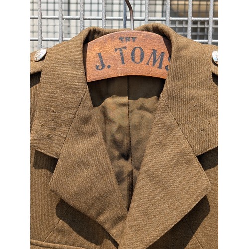 105 - Vintage Military Army Jacket and Trousers - Royal Engineers Buttons - No Labels to Note