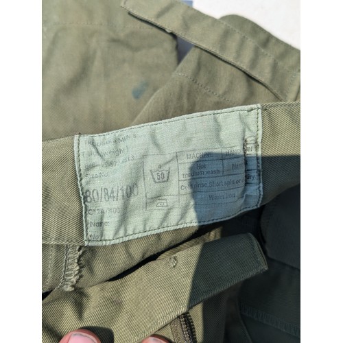 108 - Bundle 7 Vintage Military Issue Trousers - Barrack Dress / Lightweights Etc - Condition Appears Good... 