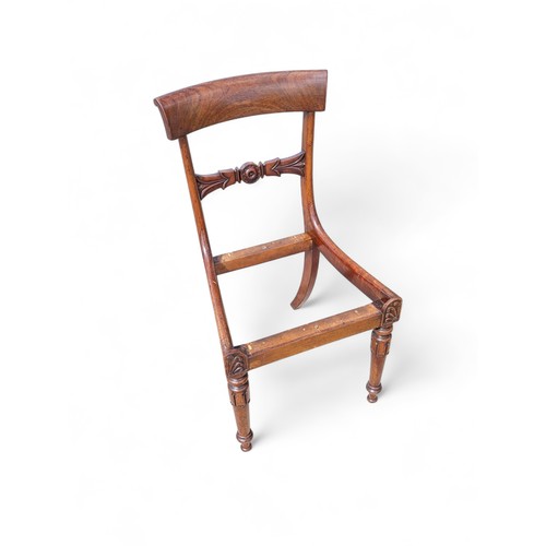 155 - Excellent Antique Pair Original Mahogany Regency Chairs Likely Georgian Excellent Overall Condition ... 