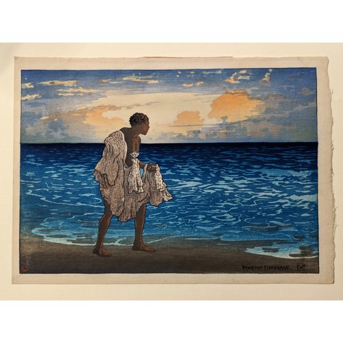 187 - Charles William Bartlett (1860-1940) Hawaiian Fisherman, c. 1919

Exceptional Condition With Vibrant... 