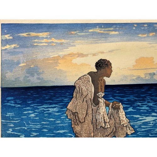 187 - Charles William Bartlett (1860-1940) Hawaiian Fisherman, c. 1919

Exceptional Condition With Vibrant... 