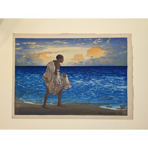 187 - Charles William Bartlett (1860-1940) Hawaiian Fisherman, c. 1919

Exceptional Condition With Vibrant... 