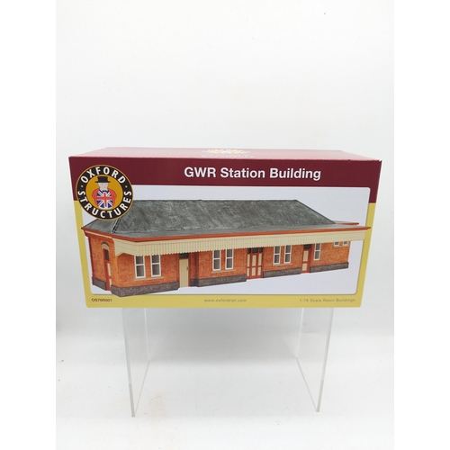 306 - OXFORD 'OO' GAUGE OS76R001 GWR STATION BUILDING Original Box Of Issue Excellent Condition