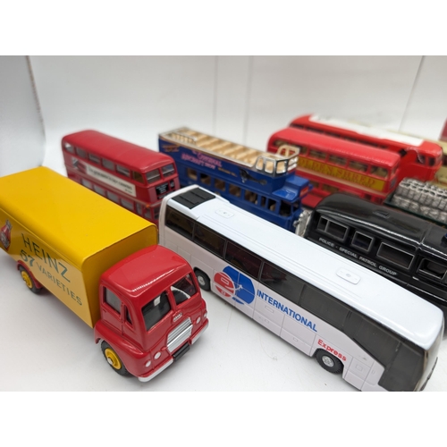 310 - Qty (15) Excellent Diecast Vehicles To Include, Trams, Buses, Eddie Stobart, All In Excellent Condit... 