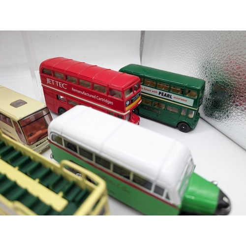 310 - Qty (15) Excellent Diecast Vehicles To Include, Trams, Buses, Eddie Stobart, All In Excellent Condit... 