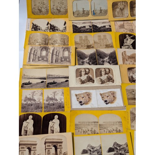 65 - Large Quantity Original Antique Viewer Card Slides - Various Subjects Some Victorian, Topical, Lands... 