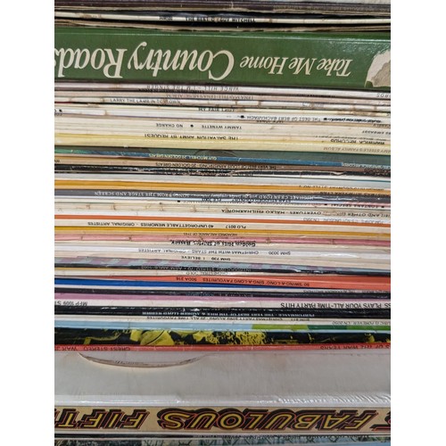 81 - Large Quantity Vintage LPs / Vinyls / 78s As Seen Quantity 2 Boxes