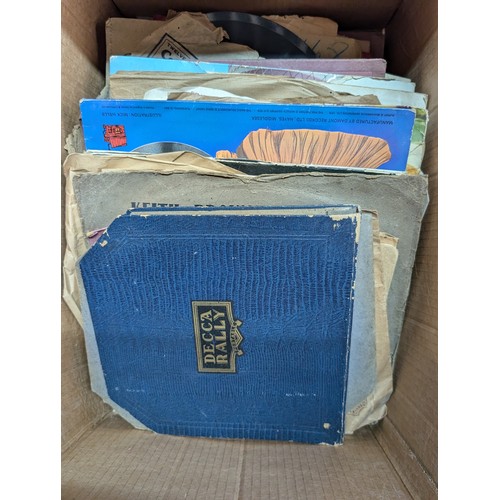 81 - Large Quantity Vintage LPs / Vinyls / 78s As Seen Quantity 2 Boxes