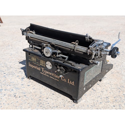 75 - Very Nice Condition c1930s Imperial Type 50 Typewriter With Cver - Very Heavy. Good Condition for Ag... 