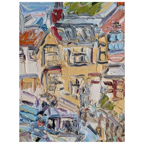 187C - Sean Hayden Flushing Harbour Oil On Canvas - Signed Lower Right 45x61cm