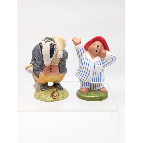 108 - Group (5) Themed Figurines, Royal Albert Tommy Brock, Lomond Ceramics Badger, (2) Beatrix Potter Fig... 