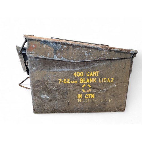 341 - 400  Cart 7.62mm Blank Ammo Tin