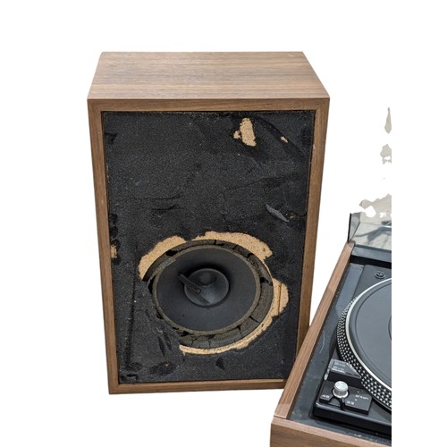 290 - Vintage Boots Audio 4500 Turntable With Original Speakers, Speakers Need Attention Belt Drive Untest... 