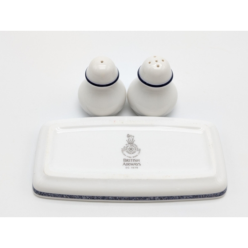 117 - British Airways Concorde Cruet Set, Note Missing Jug. Otherwise Excellent Condition