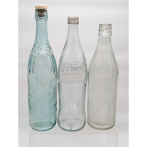 164 - Bundle (11) Vintage Glass Bottles, Dawes, Coca Cola, Local, Plus Other Advertising Bottles Most Appx... 